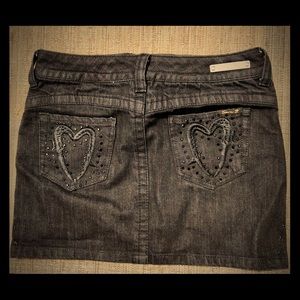 Jeans mini skirt
